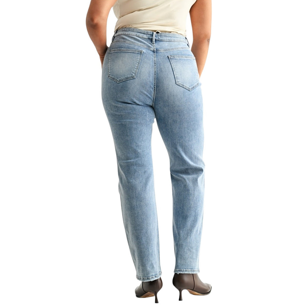 MICA MXP-T3561A High Rise Straight Jeans