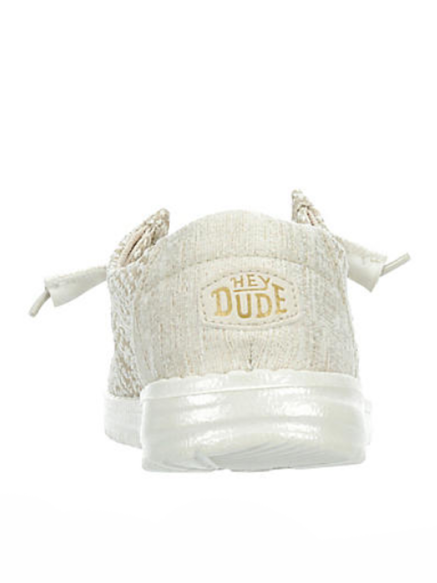 Hey Dude Wendy Woven Zig Zag Cream
