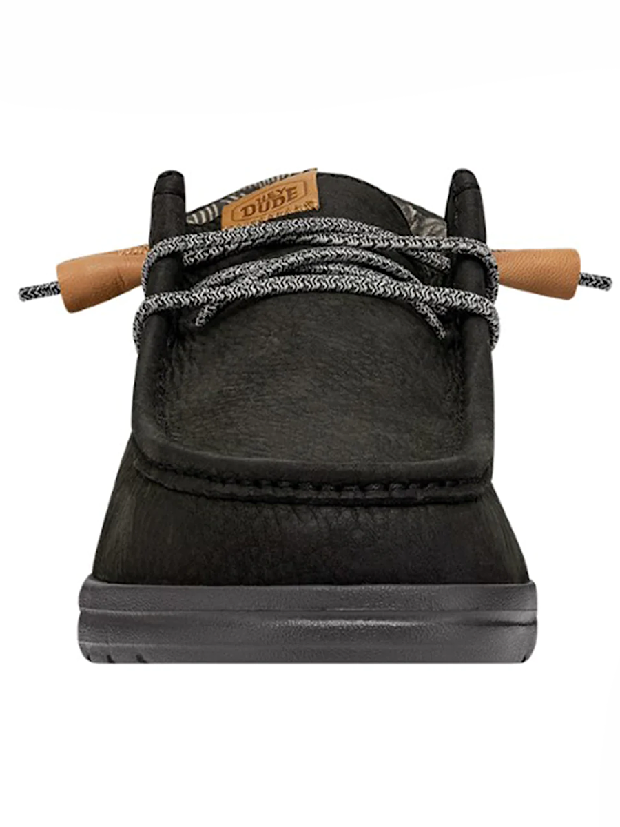 Hey Dude Wally Grip Craft Leather Black