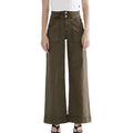 MICA MDP-W3209FG Fern Green S/H Double Waistband Wide Leg Jean