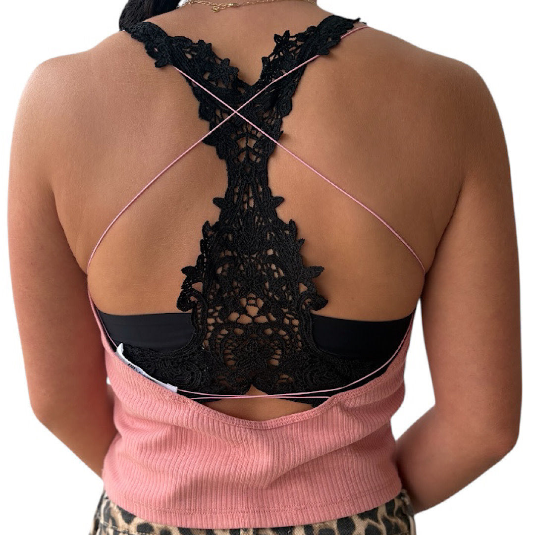 Teak Rose Cropped Cami Top
