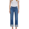 VERVET Daphne High Rise Cuffed Straight T6600