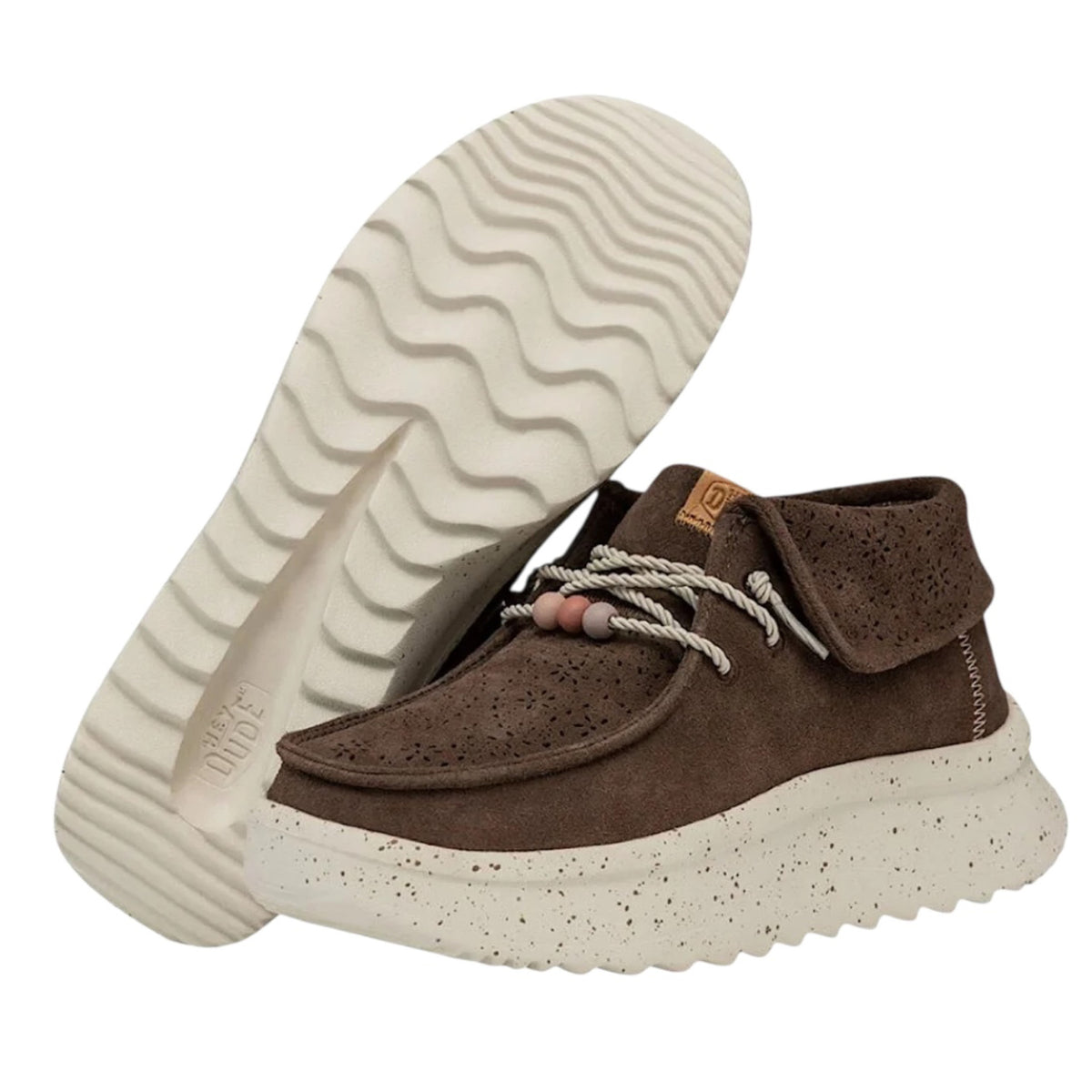 Hey Dude Wendy Peak Fold Boot Suede Cocoa