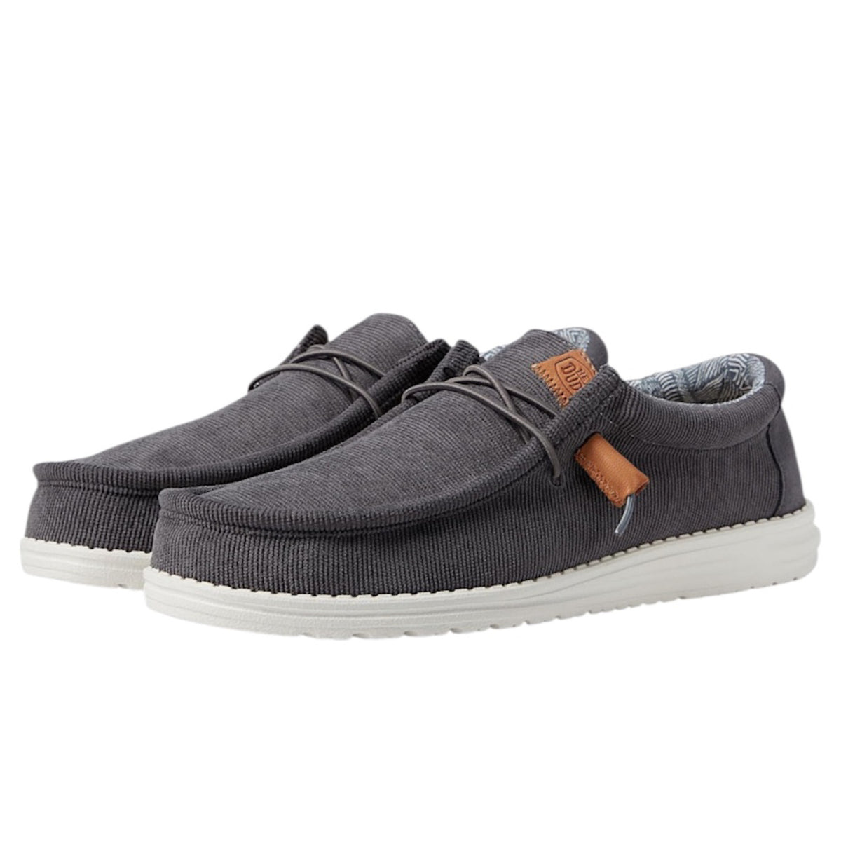 Hey Dude Wally Corduroy Charcoal