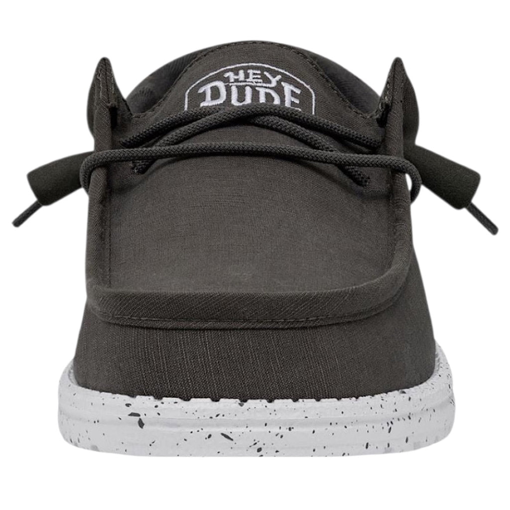 Hey Dude Wally Slub Dark Grey