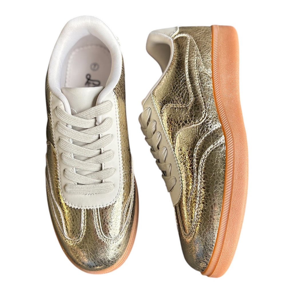 Women's Gold Sneaker