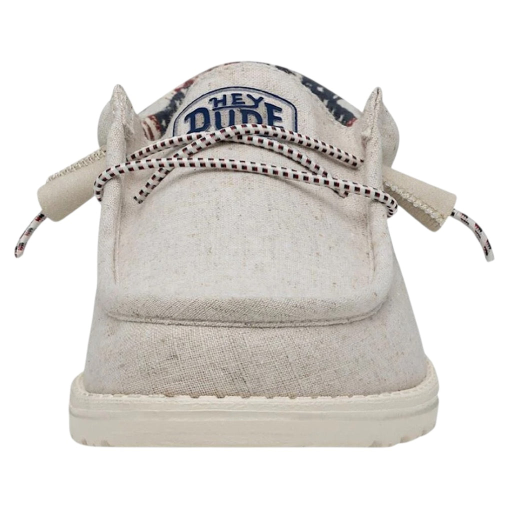 Hey Dude Wally Patriotic Off White