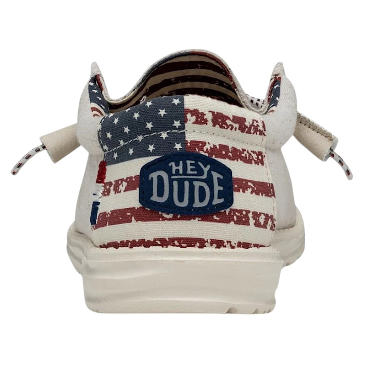 Hey Dude Wally Patriotic Off White
