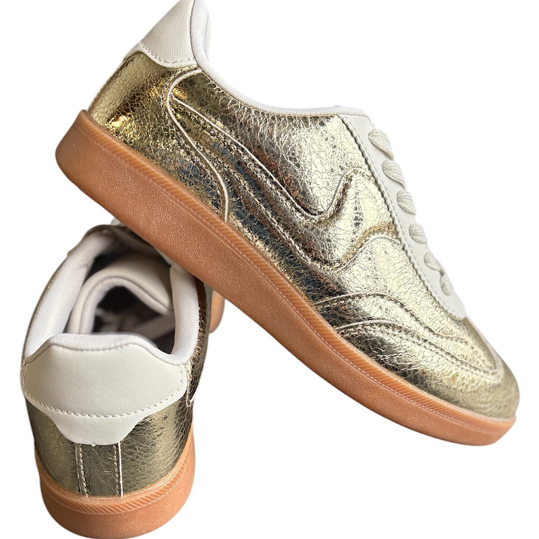 Women's Gold Sneaker