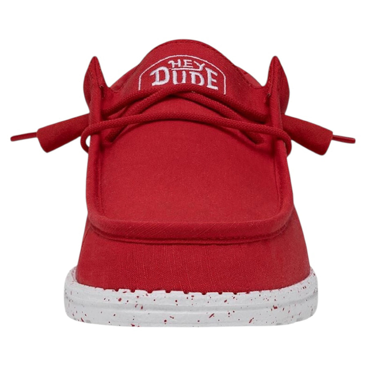 Hey Dude Wally Slub Red Mens