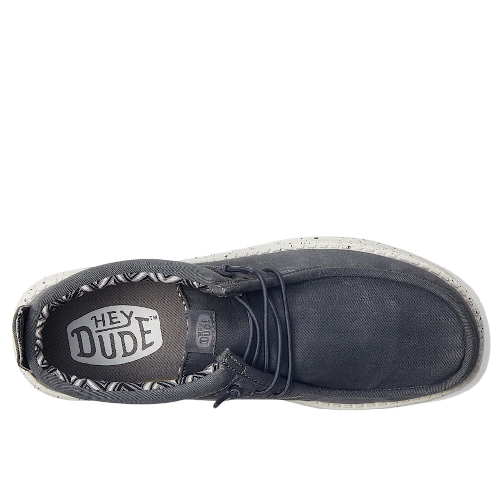 Hey Dude Wally Mid Canvas Grey