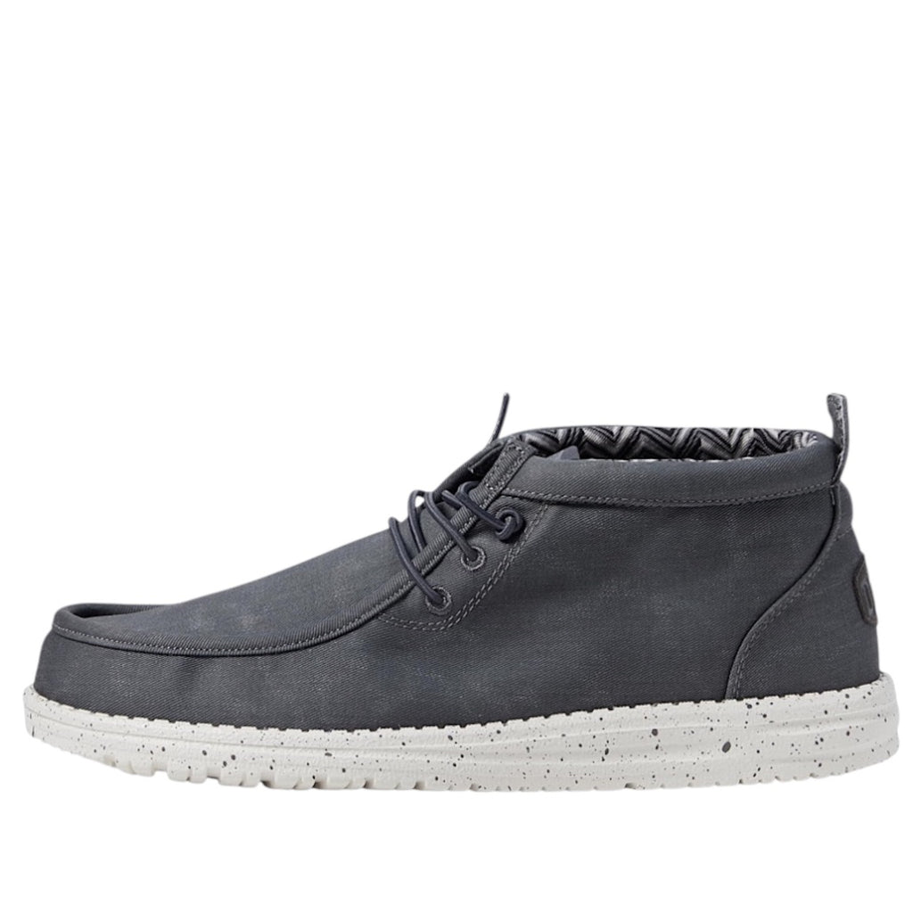 Hey Dude Wally Mid Canvas Grey