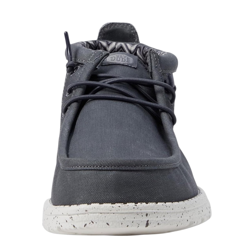 Hey Dude Wally Mid Canvas Grey
