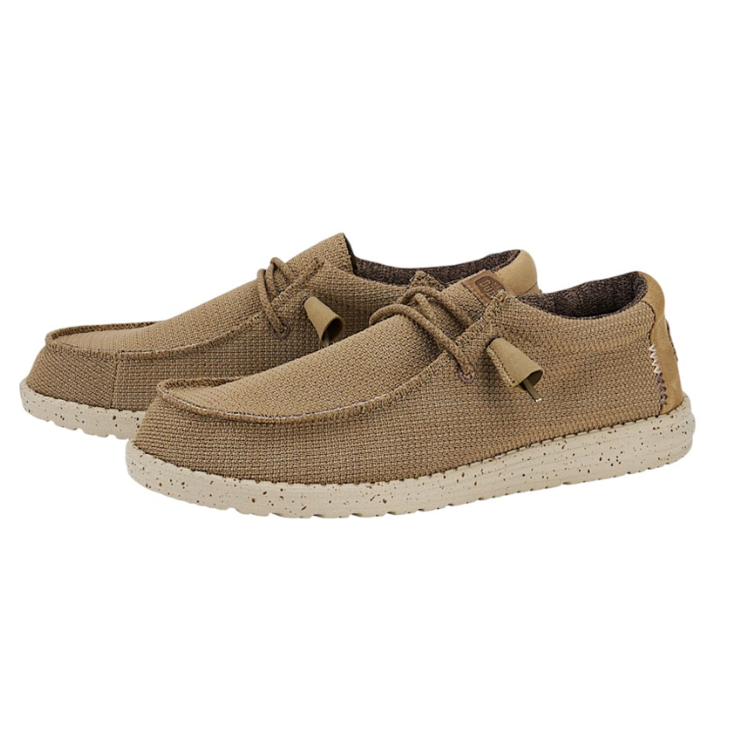 Hey Dude Wally Sport Mesh Tan/White