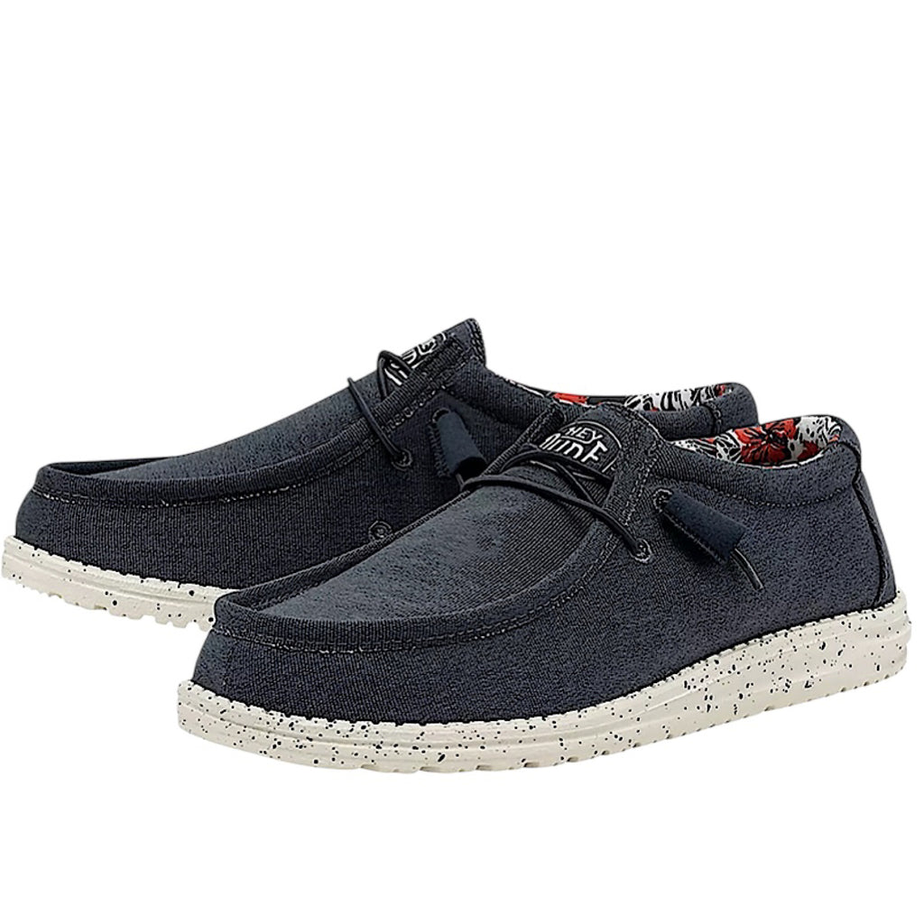Hey Dude Wally Stretch Canvas Blue