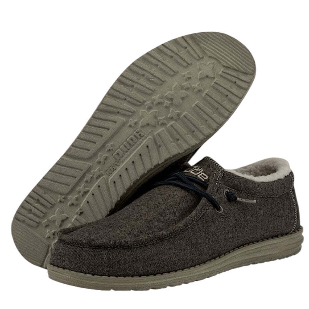 Hey Dude Wally Herringbone Chocolate