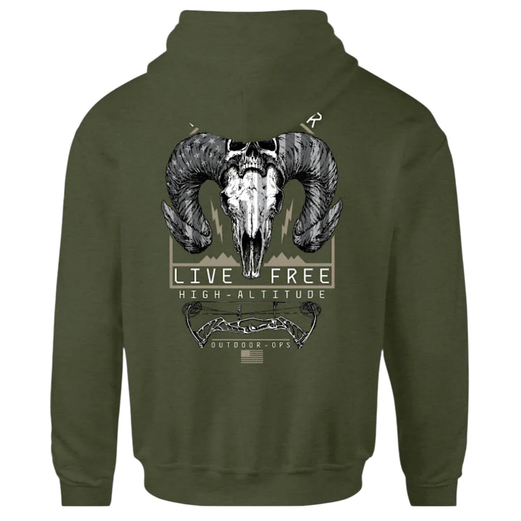 Howitzer Outdoor Ops Po Hoodie -Army Heather