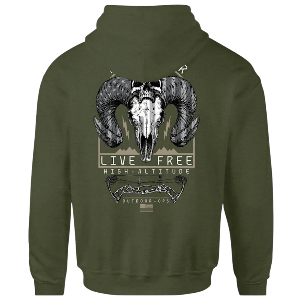 Howitzer Outdoor Ops Po Hoodie -Army Heather