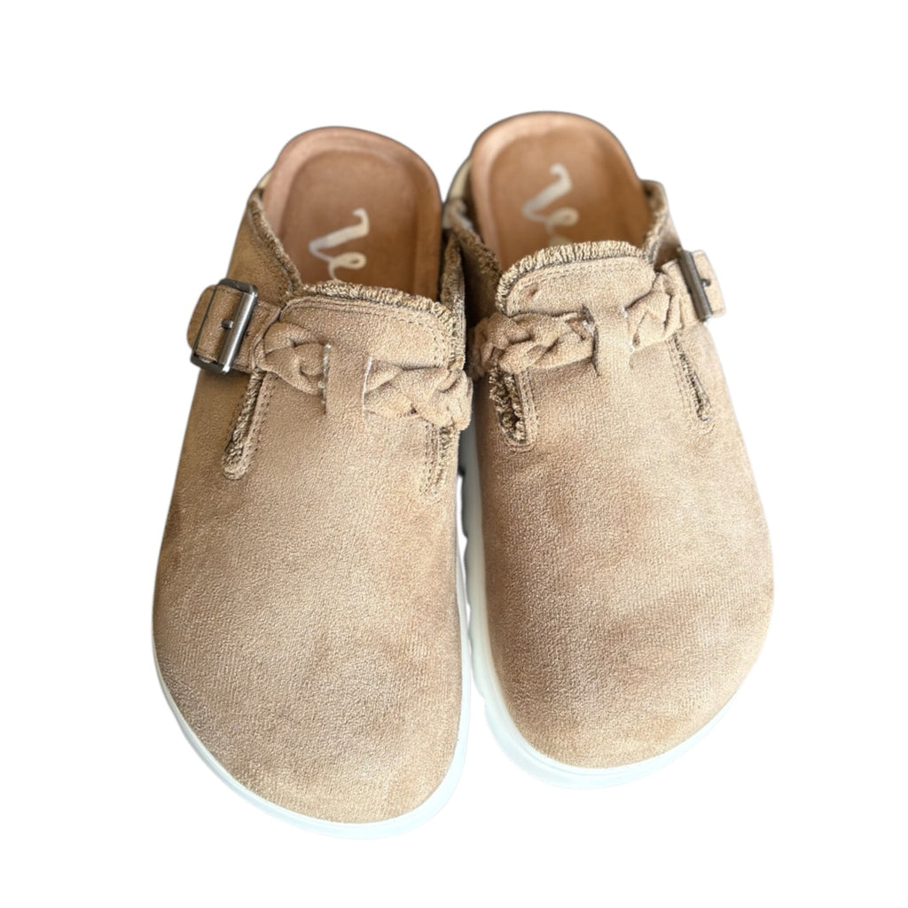 Very G Cali Taupe Slip On Mule