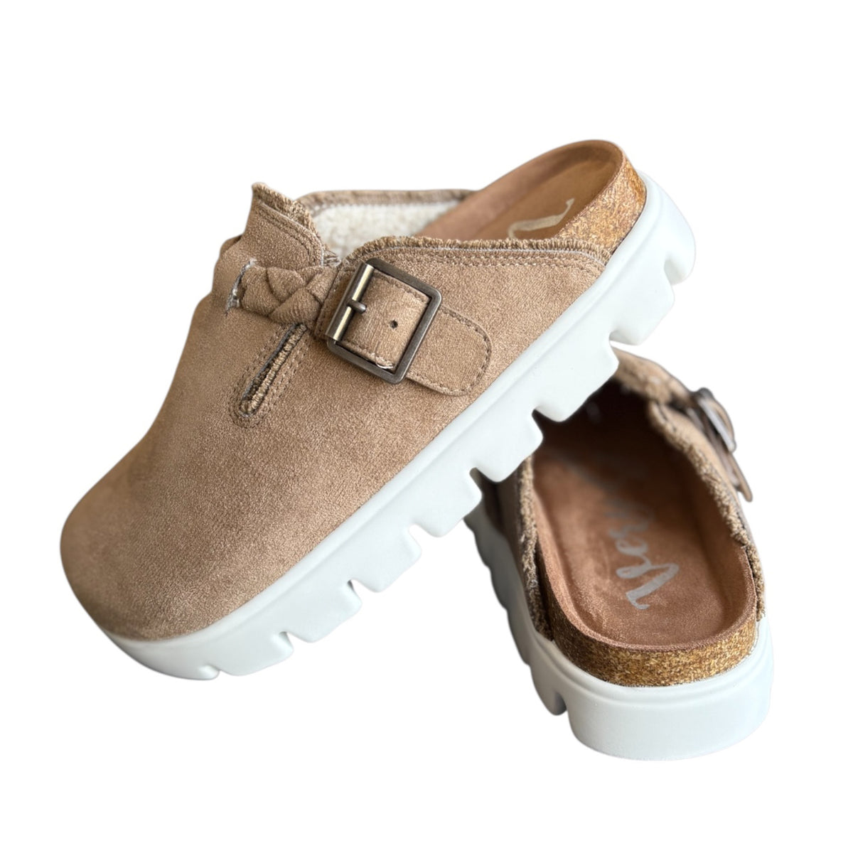 Very G Cali Taupe Slip On Mule