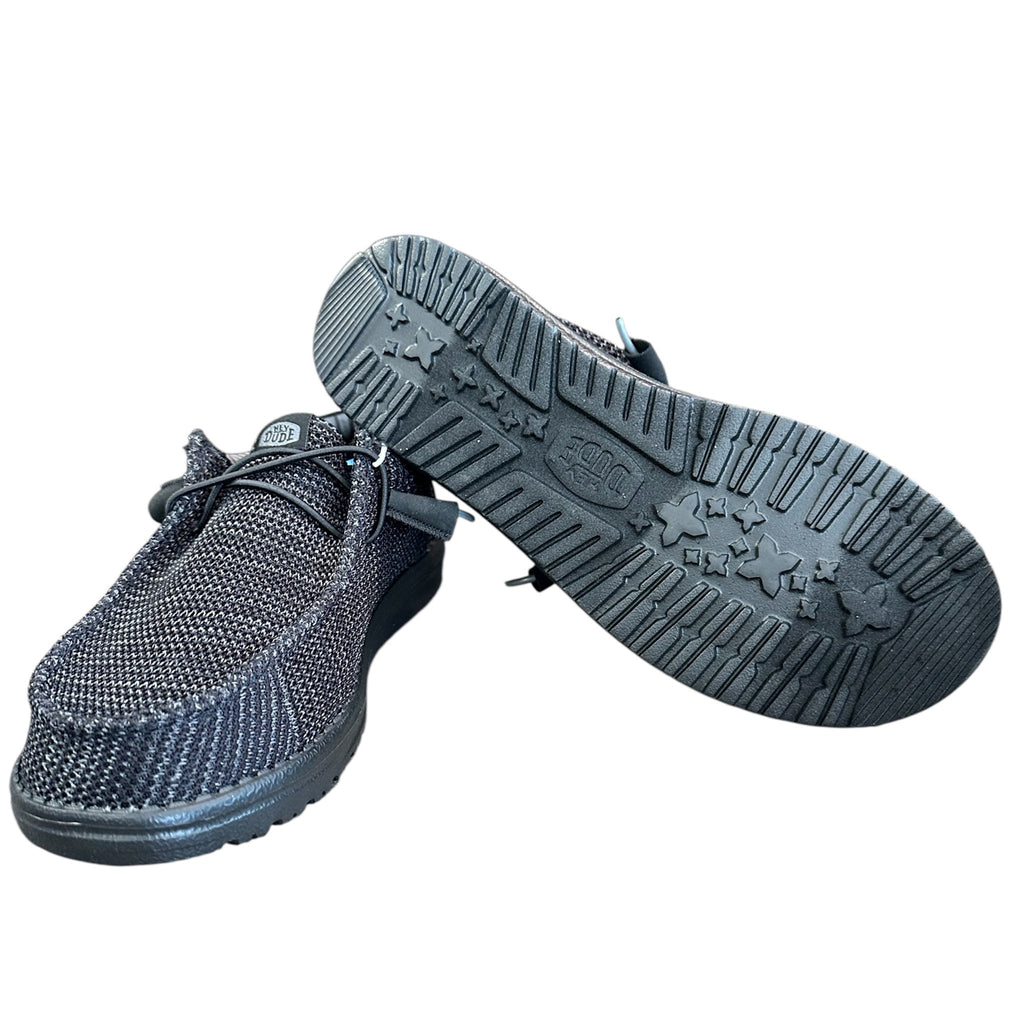 Hey Dude Wally Stretch Sox Black/Black