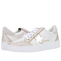 Vintage Havana Denisse White Laced Blush Croco Sneaker Bb