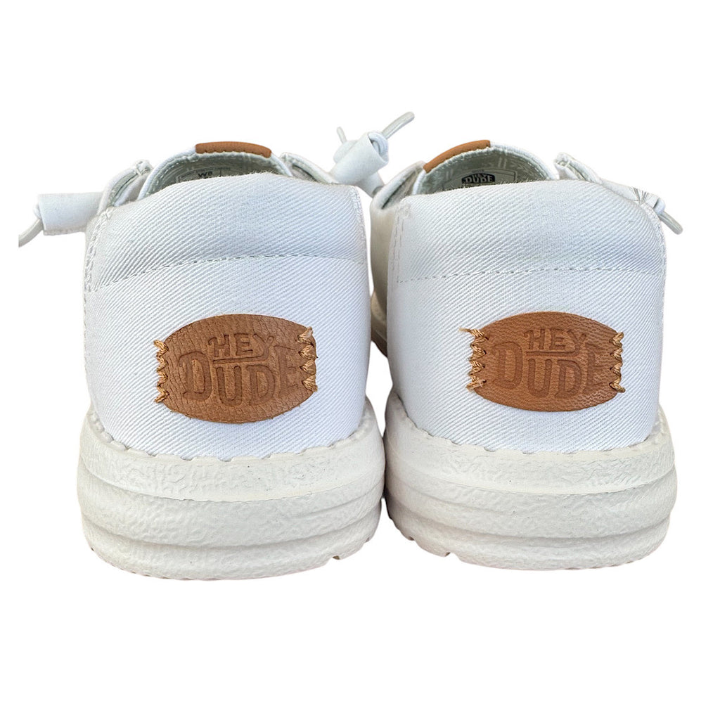 Hey Dude Wendy Stretch Canvas White