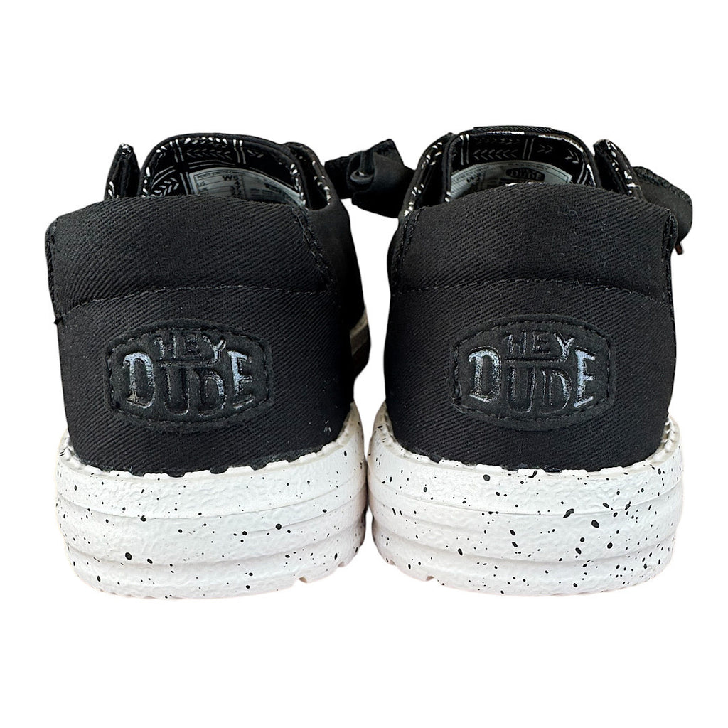 Hey Dude Wendy Stretch Canvas Black Odyssey