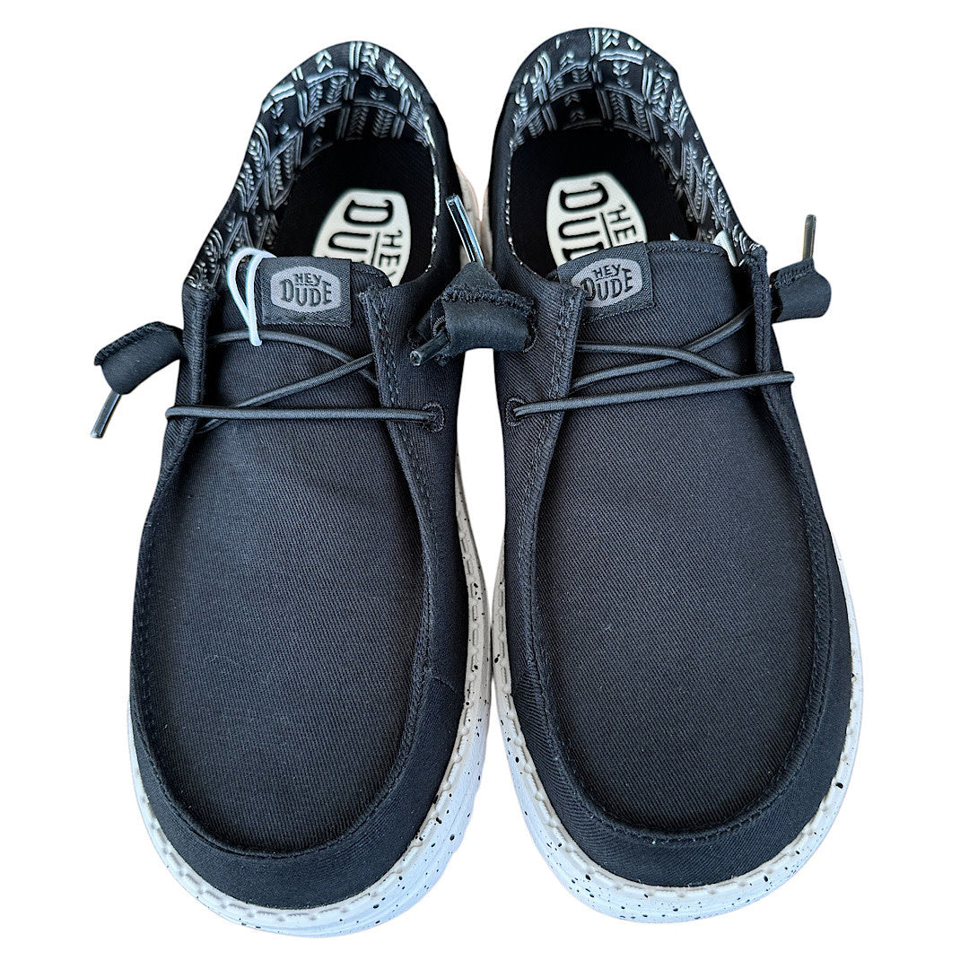 Hey Dude Wendy Stretch Canvas Black Odyssey