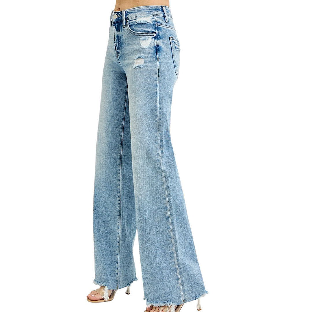 Risen RDP5890 Medium TC Mid Rise Wide Jean