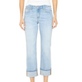 Mica MDP-T3384 Mid Rise Cuffed Straight Leg