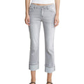 Mica MDP-T3385 Mid Rise Cuffed Straight Leg
