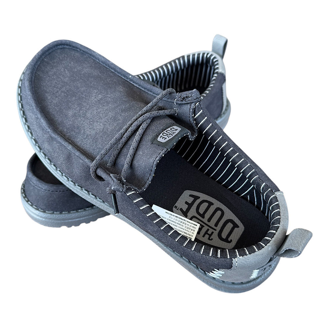 Hey Dude Wally Vintage Classic Black Oyster/Black