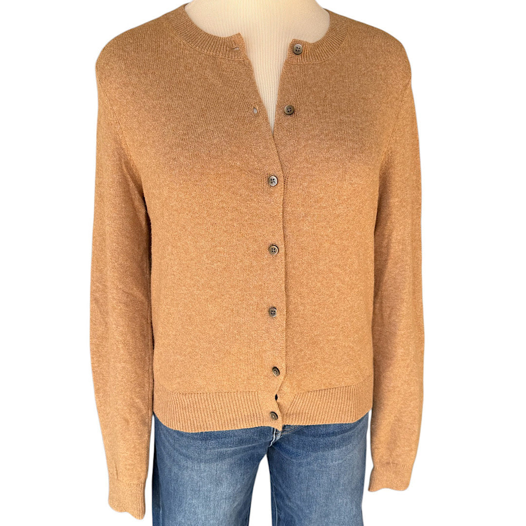 Old Navy Camel Button Up Cardigan Size Small-RF