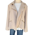 Roz&Ali Beige Quilted Jacket Size XL- RF