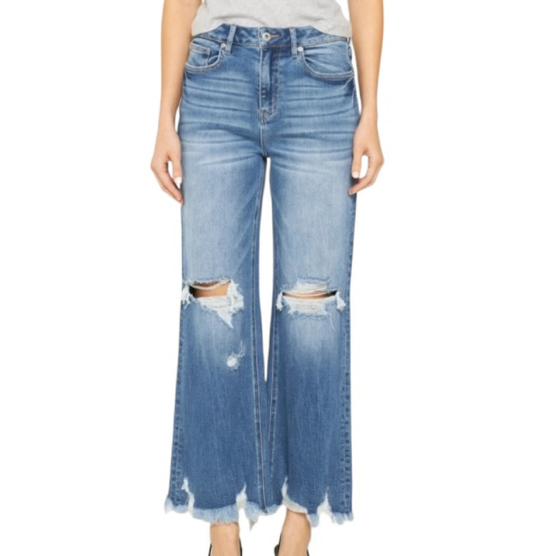 Mica MDP-W3522DK Super High Destressed Jeans