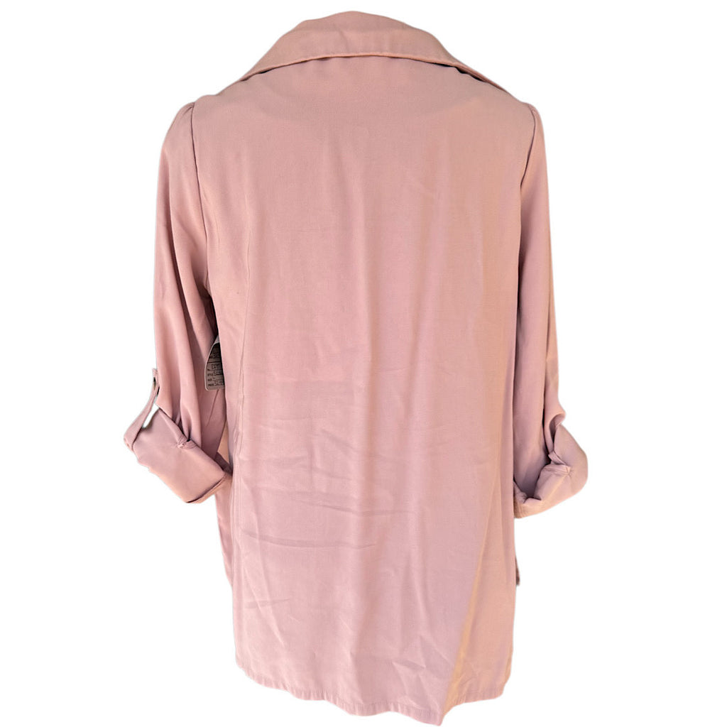 Davi & Dani Blush Button Blazer Size Large-RF