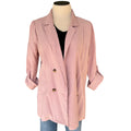 Davi & Dani Blush Button Blazer Size Large-RF