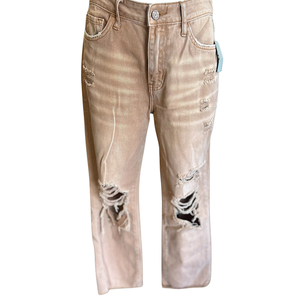 Vervet Burnt Orange Cropped Jean Size 27-RF