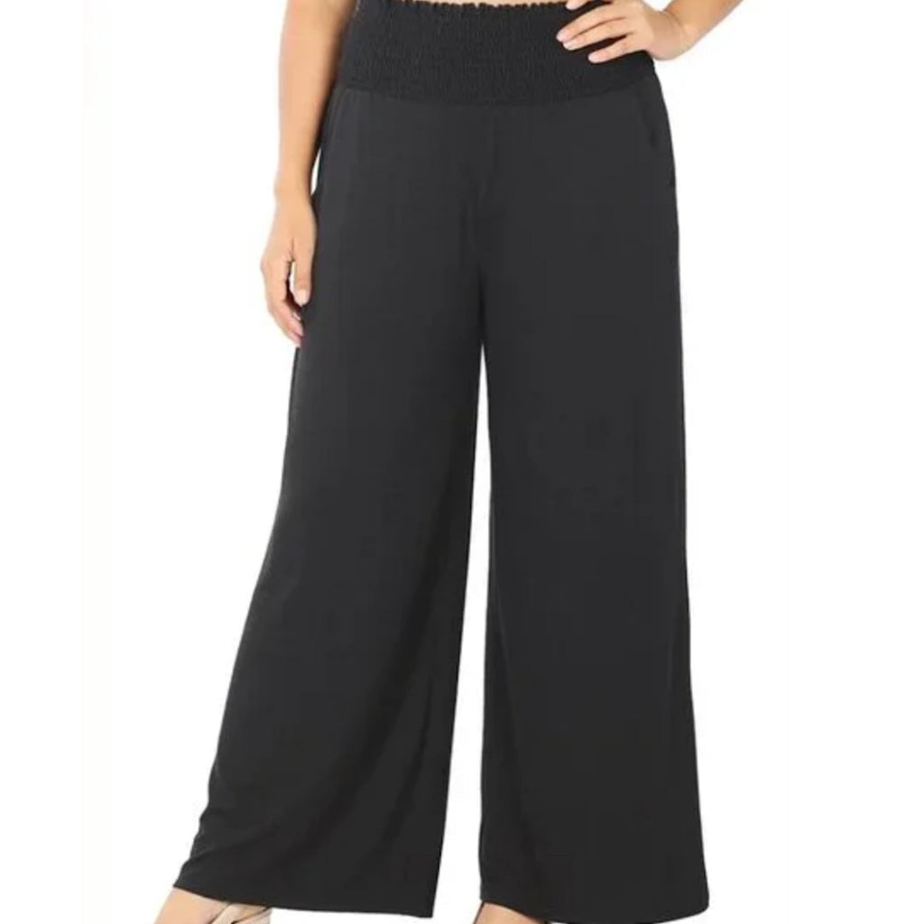 Plus Smocked Waistband Lounge Pants