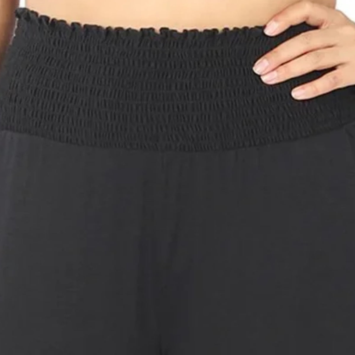Plus Smocked Waistband Lounge Pants