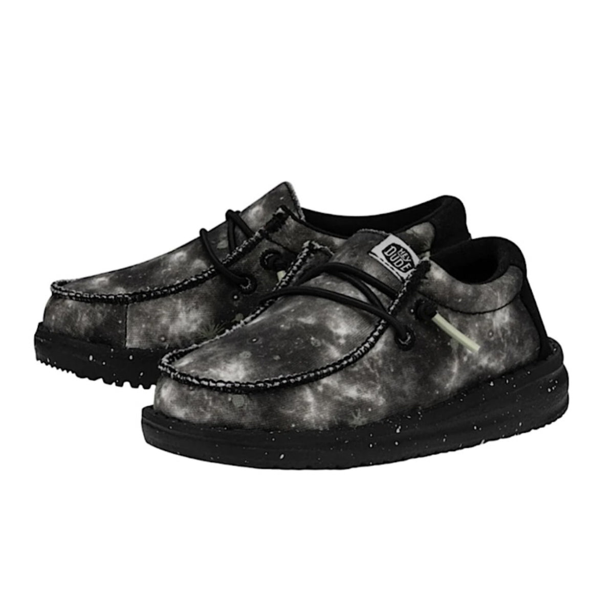 Hey Dude Wally Youth/Kids Galaxy Black Multi/Glow