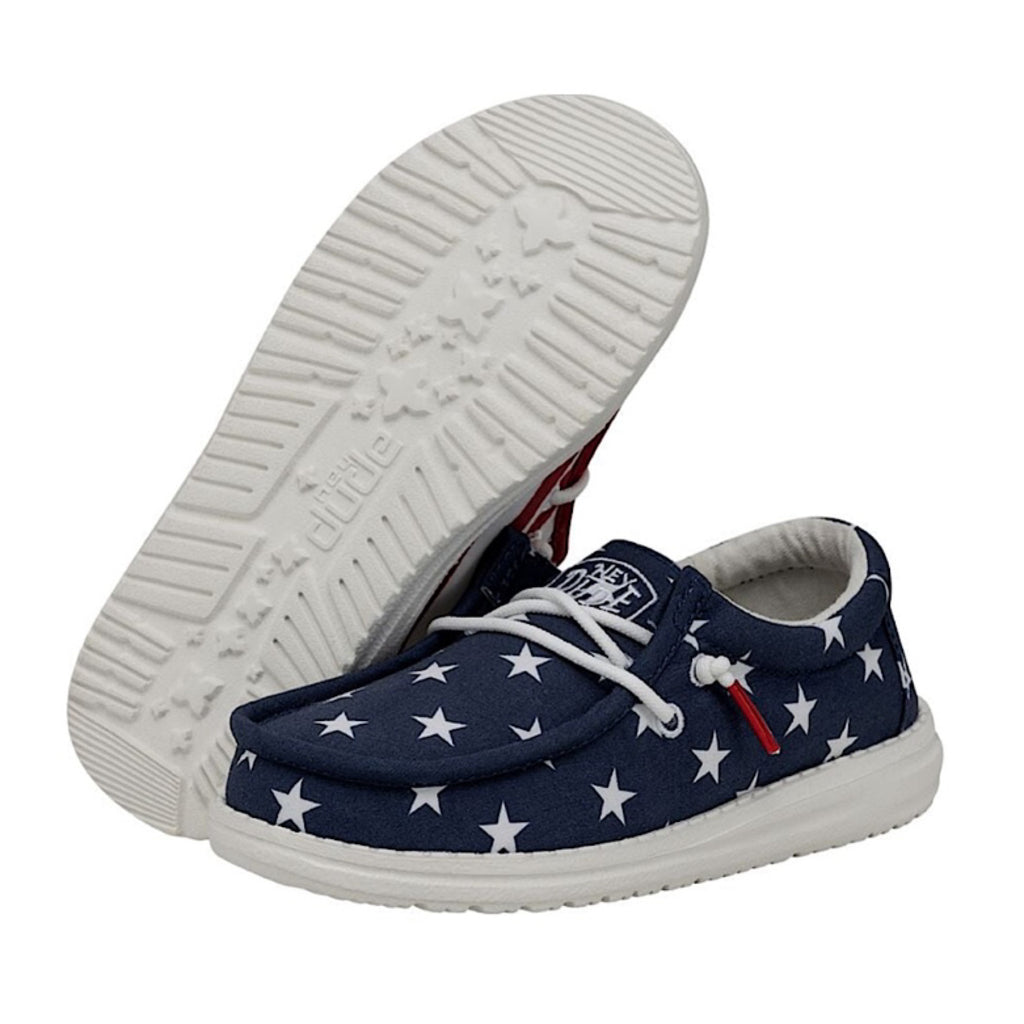 Hey Dude Wally Youth Patriotic American Flag