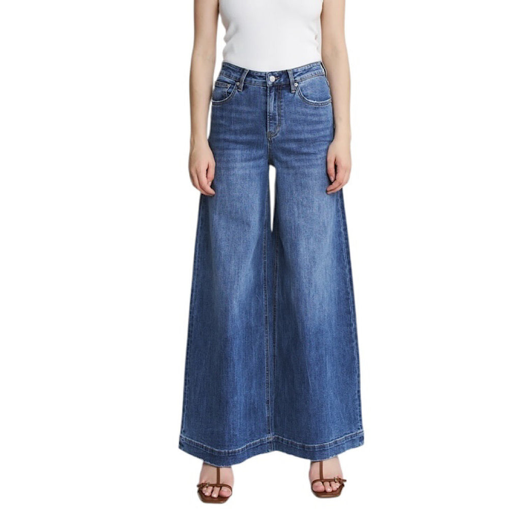 MICA MDP-W3599 S/H Rise Slouchy Wide Leg Jean