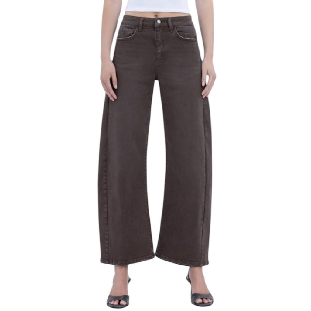 Vervet T6977TOT Super High Toast Ankle Barrel Jean