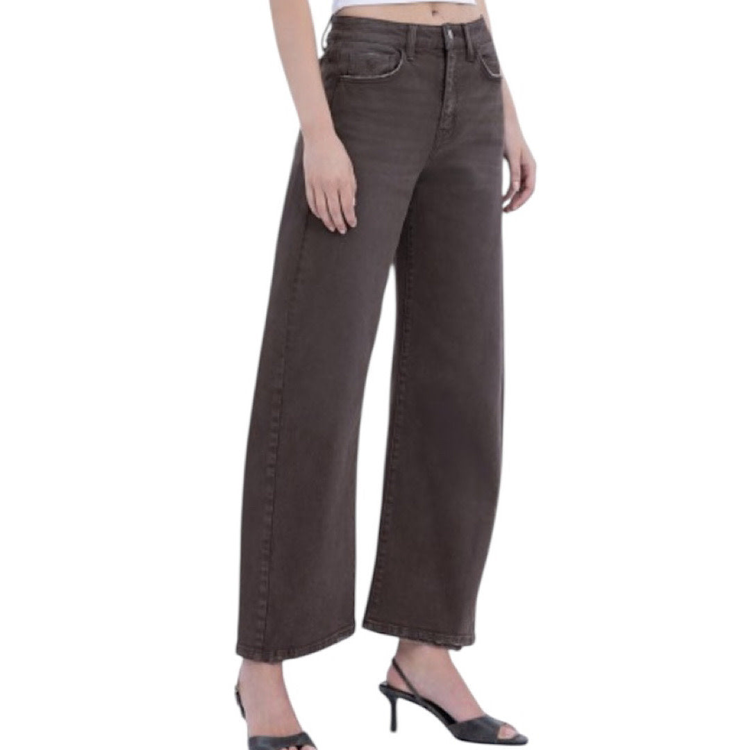 Vervet T6977TOT Super High Toast Ankle Barrel Jean
