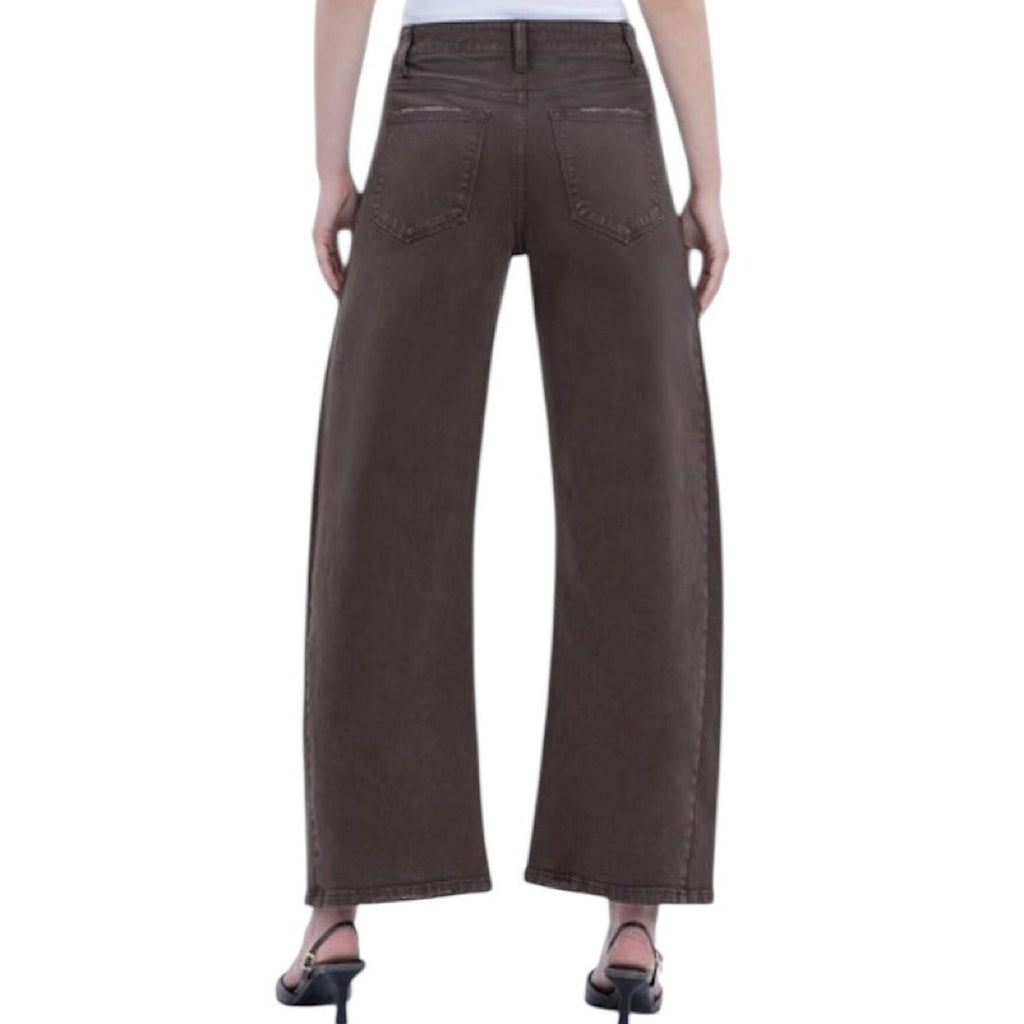Vervet T6977TOT Super High Toast Ankle Barrel Jean