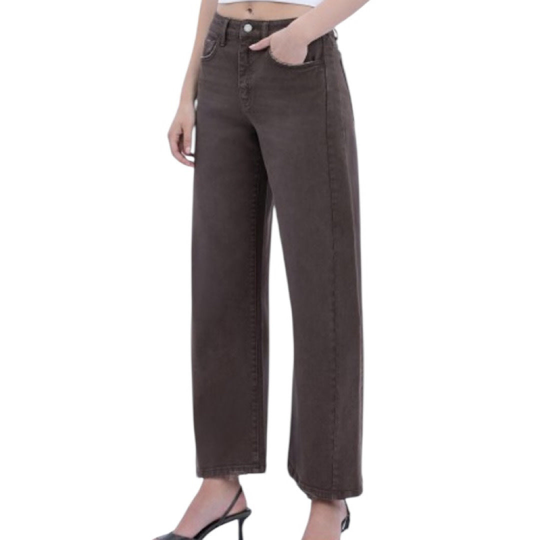 Vervet T6977TOT Super High Toast Ankle Barrel Jean