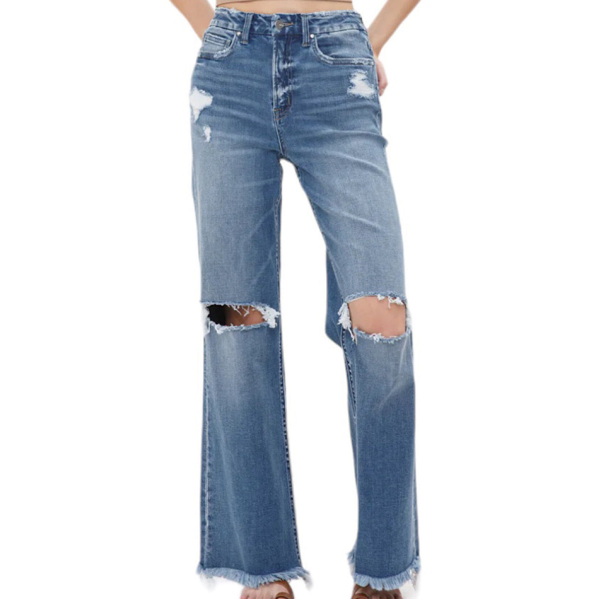 Mica MDP-W182 Dehours Stretch Super High Rise Wide Leg