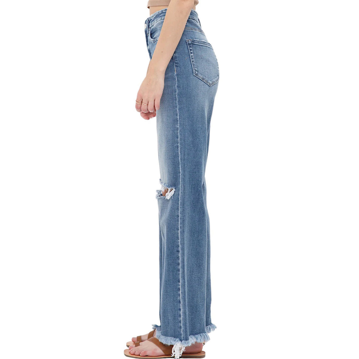 Mica MDP-W182 Dehours Stretch Super High Rise Wide Leg